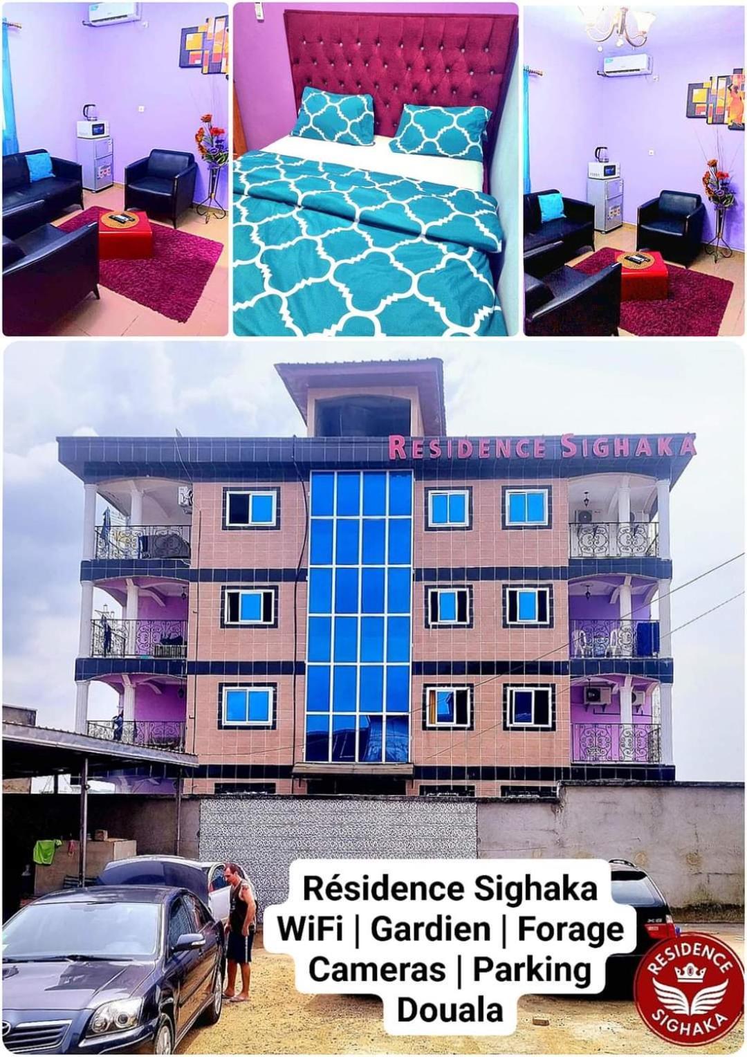 Residence Sighaka - Studio Meuble Vip Avec Wifi, Gardien, Parking Douala Exteriör bild